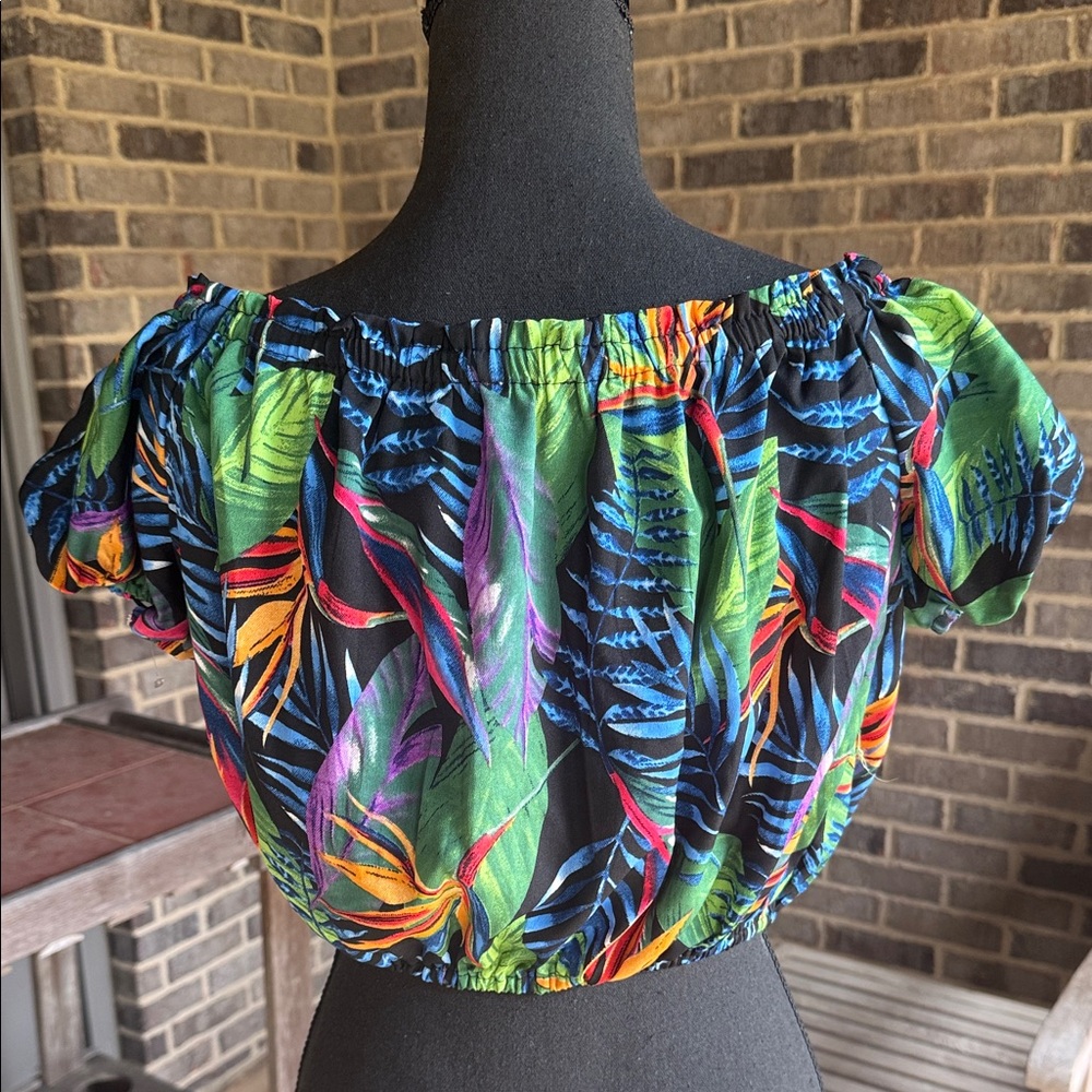 Rachel Zoe Multicolor Off-Shoulder Blouse - Picture 3 of 8